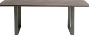 TAVOLO SYMPHONY SCURO ACCIAIO GREZZO 180X90 - KARE