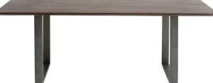 Tavolo Symphony scuro acciaio grezzo 200x100 cm - KARE