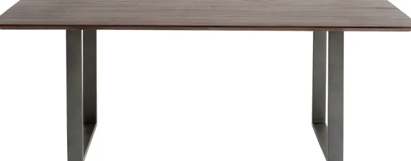 Tavolo Symphony scuro acciaio grezzo 200x100 cm - KARE
