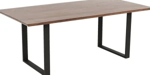 Tavolo Symphony scuro acciaio grezzo 200x100 cm - KARE