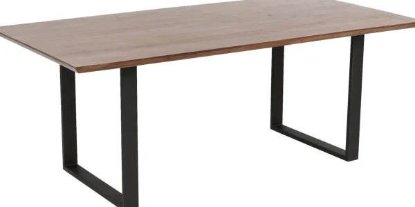 Tavolo Symphony scuro acciaio grezzo 200x100 cm - KARE