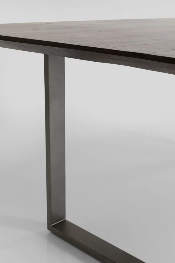 Tavolo Symphony scuro acciaio grezzo 200x100 cm - KARE