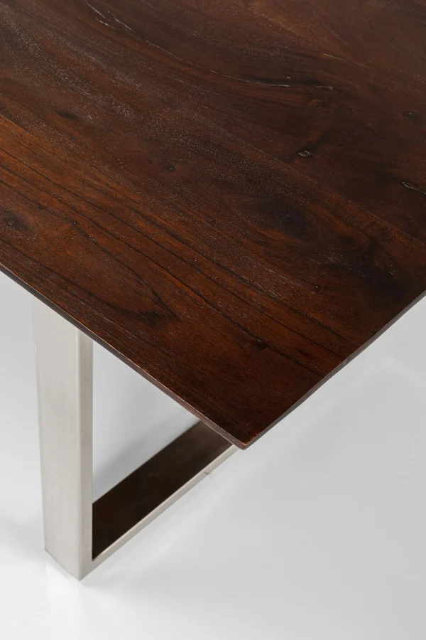 Tavolo Symphony scuro cromato180x90 cm - KARE