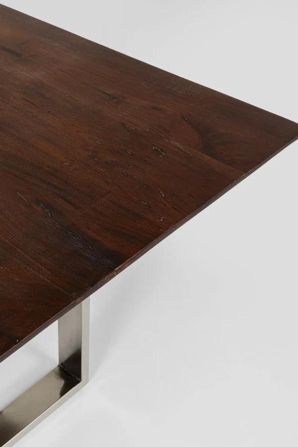 Tavolo Symphony scuro cromato 200x100 cm - KARE