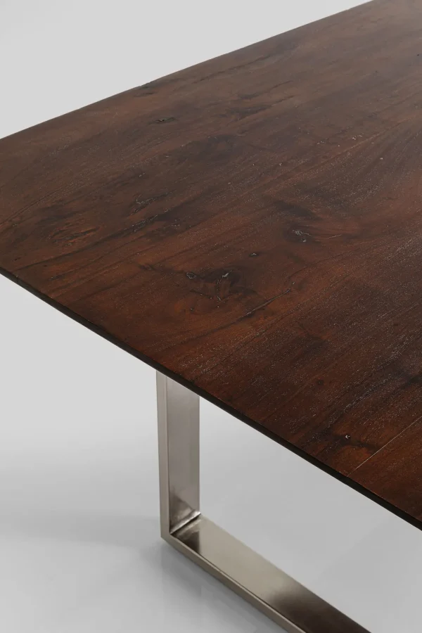 Tavolo Symphony scuro cromato 200x100 cm - KARE