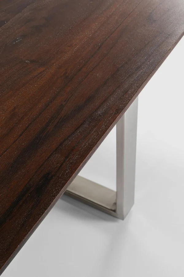 Tavolo Symphony scuro cromato 200x100 cm - KARE