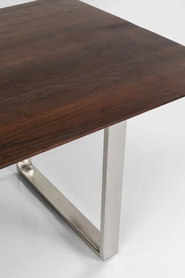 Tavolo Symphony scuro cromato 200x100 cm - KARE