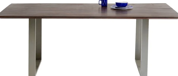 Tavolo Symphony scuro cromato 200x100 cm - KARE