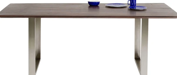 Tavolo Symphony scuro cromato 200x100 cm - KARE
