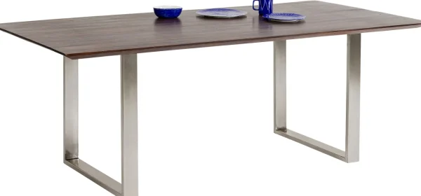 Tavolo Symphony scuro cromato 200x100 cm - KARE