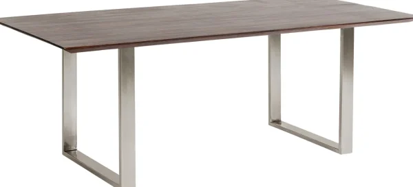 Tavolo Symphony scuro cromato 200x100 cm - KARE
