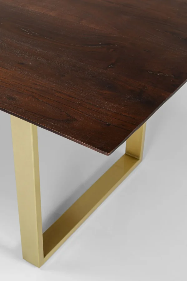 Tavolo Symphony scuro ottone 200x100 - KARE