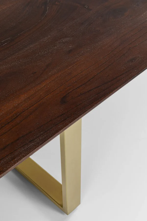 Tavolo Symphony scuro ottone 200x100 - KARE