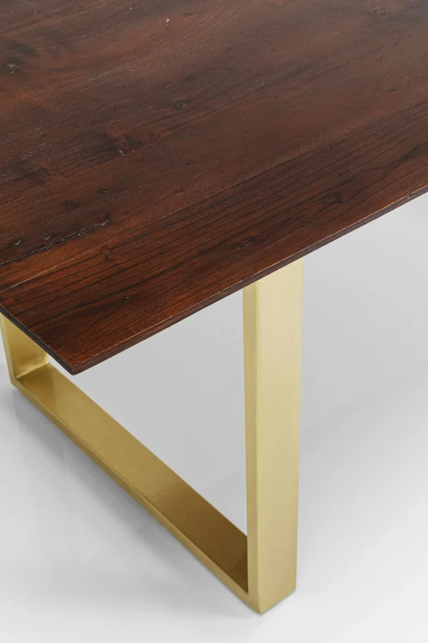 Tavolo Symphony scuro ottone 200x100 - KARE