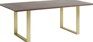 Tavolo Symphony scuro ottone 200x100 - KARE