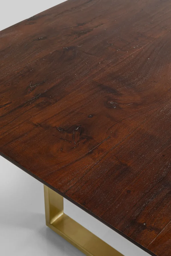Tavolo Symphony scuro ottone 200x100 - KARE