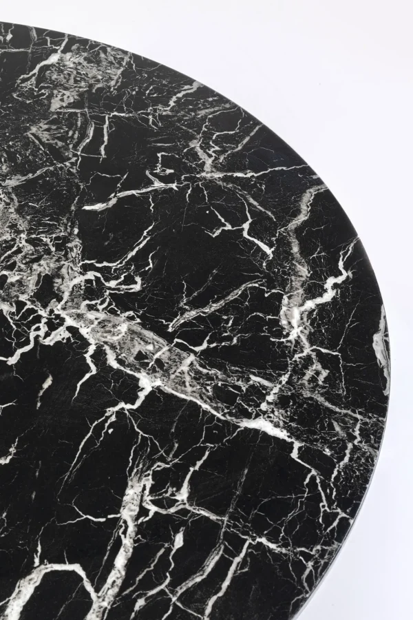 Tavolo Veneto marmo nero Ø110cm - KARE