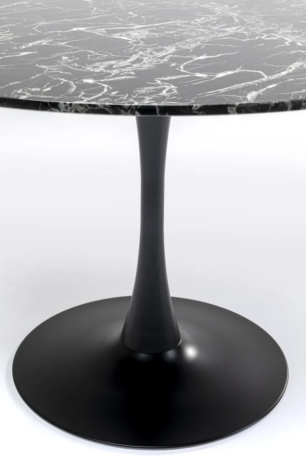 Tavolo Veneto marmo nero Ø110cm - KARE