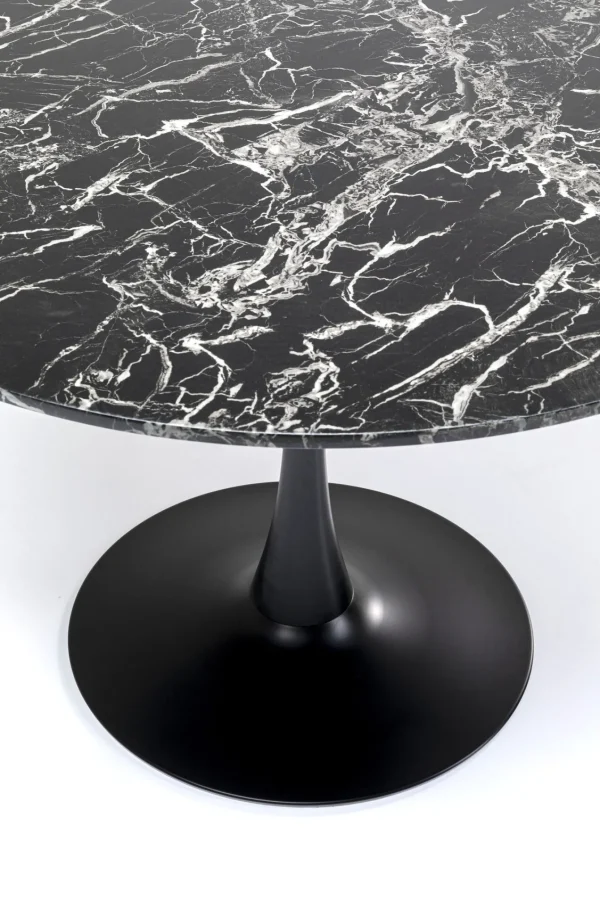 Tavolo Veneto marmo nero Ø110cm - KARE