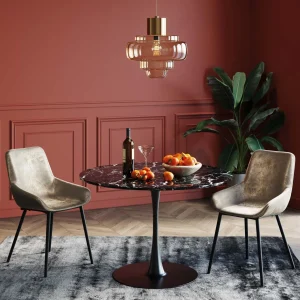 Tavolo Veneto marmo nero Ø110cm - KARE