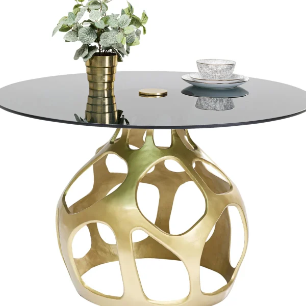 Tavolo Volcano oro Ø120cm - KARE