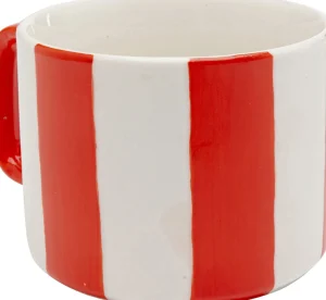 Tazza Cocina Stripes rosso - KARE