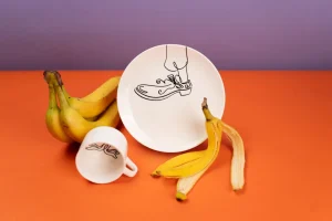 Tazza da Caffè Favola Banana (2/pezzi) - KARE