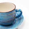 Tazza Da Caffè Swirl Blu (2/Set) - KARE