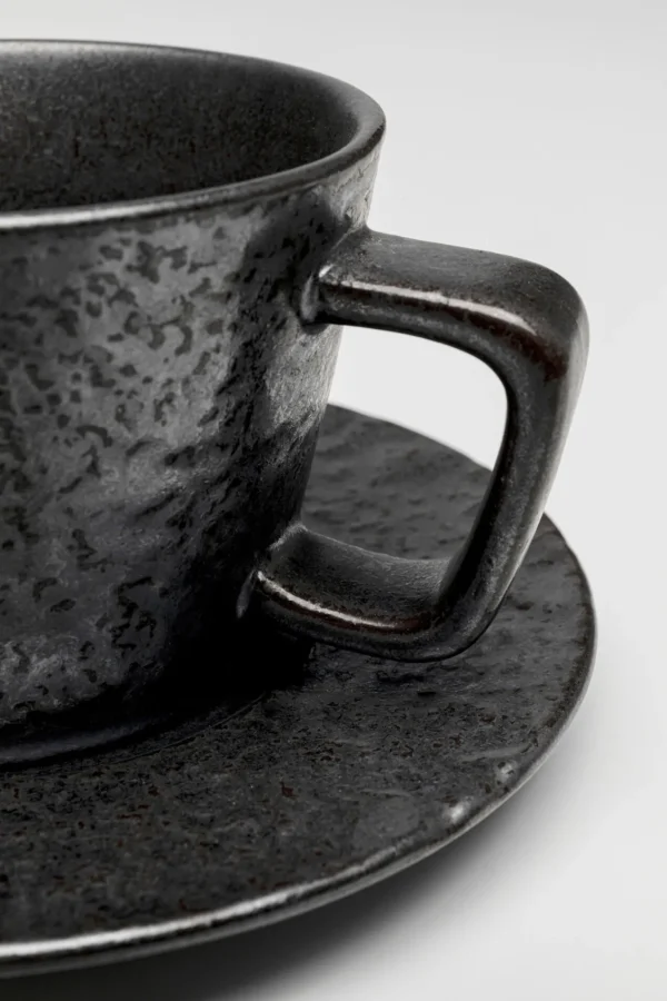 Tazza da espresso Cosmos Nero (2 pezzi) - KARE