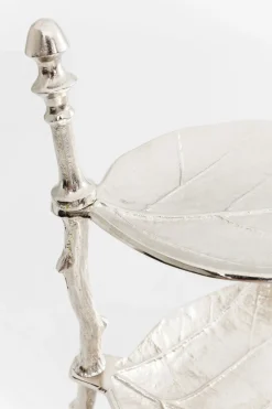 KARE Design Alzata Decorativa Leaf Argento - KARE></noscript> Portagioie