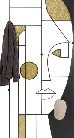 KARE Design Appendiabiti da parete Art Girl Face 90x200cm - KARE> Appendiabiti