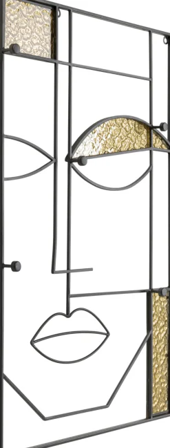 KARE Design Appendiabiti da parete Art Boy Face 60x90cm - KARE> Appendiabiti