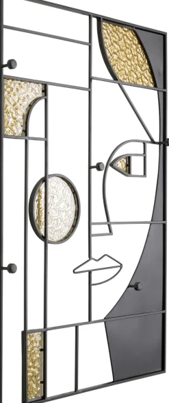 KARE Design Appendiabiti da parete Art Girl Face 60x90cm - KARE> Appendiabiti