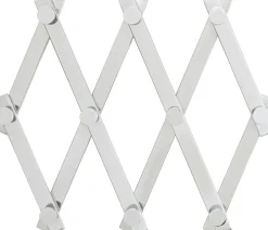 KARE Design Appendiabiti da parete Crossing argento 9(+71)cm - KARE> Appendiabiti