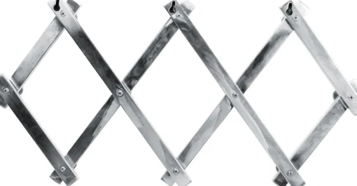 KARE Design Appendiabiti da parete Crossing argento 9(+71)cm - KARE> Appendiabiti