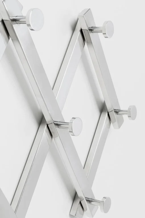 KARE Design Appendiabiti da parete Crossing argento 9(+71)cm - KARE> Appendiabiti