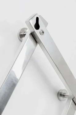 KARE Design Appendiabiti da parete Crossing argento 9(+71)cm - KARE></noscript> Appendiabiti