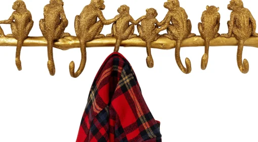 KARE Design Appendiabiti da parete Monkey Hook 70cm - KARE> Appendiabiti