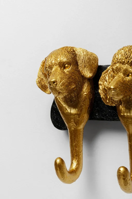 KARE Design Appendiabiti Dog Family Gold 31cm - KARE> Appendiabiti