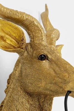 KARE Design Applique Animal Goat oro 45x74cm - KARE></noscript> Applique