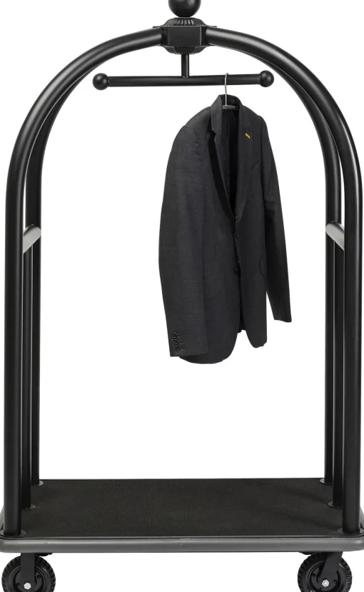 KARE Design Bagagliaglio Vip Vegas nero opaco - KARE> Appendiabiti In Piedi|Appendiabiti