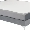 KARE Design Base letto Boxspring Benito grigio 180x200cm - KARE> Letti