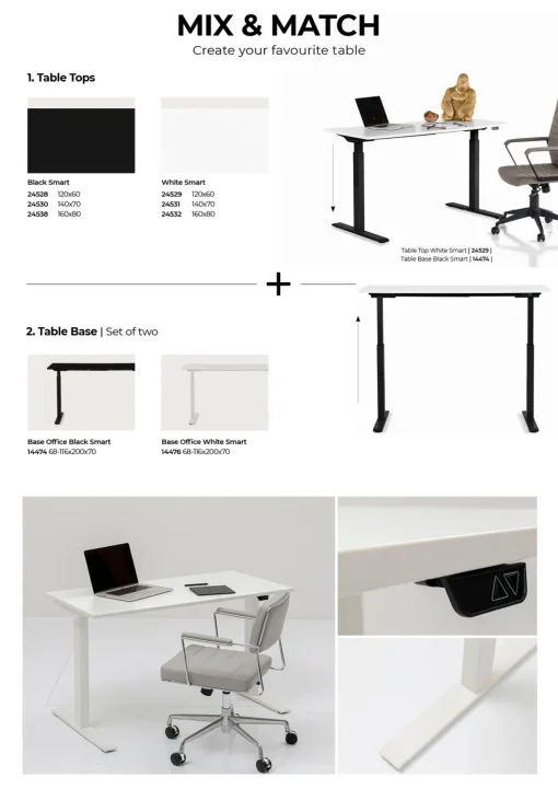 KARE Design Base Tavola Office nero - KARE> Scrivanie