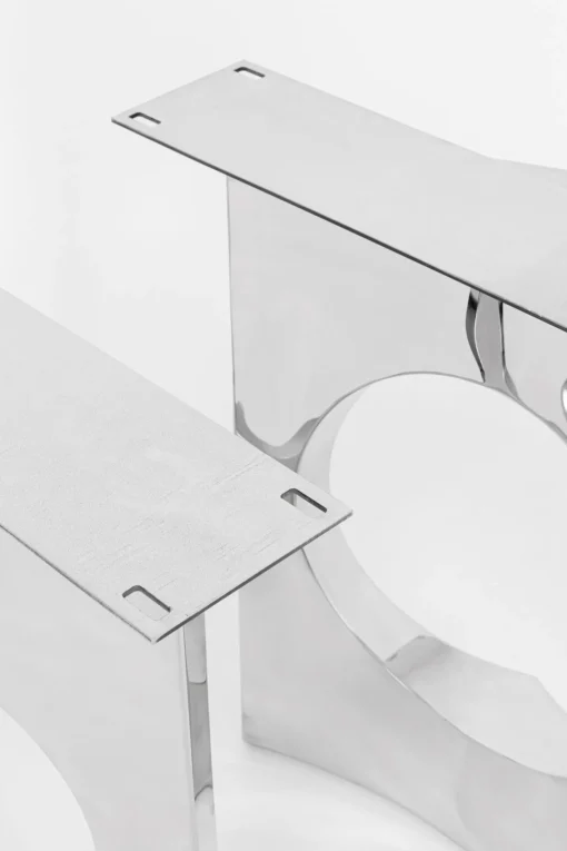 KARE Design Base Tavola Oho Chrome (2/Set) - KARE> Tavoli