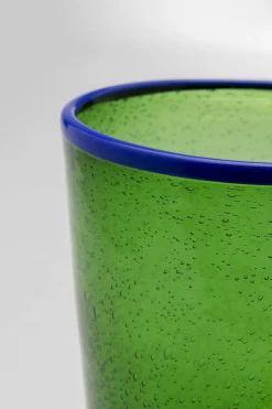 KARE Design Bicchiere acqua Bubbles verde 14cm - KARE> Stoviglie|Bicchiere