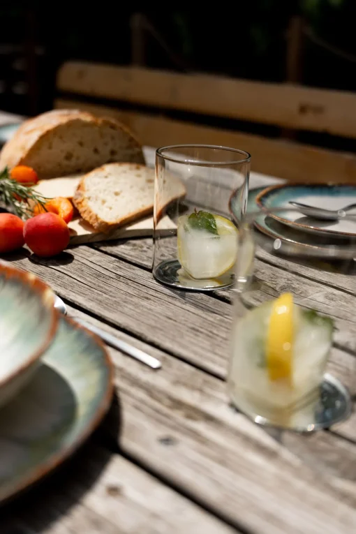KARE Design Bicchiere acqua Electra argento - KARE> Stoviglie|Bicchiere