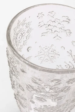 KARE Design Bicchiere acqua Ice Flowers chiaro - KARE> Stoviglie|Bicchiere