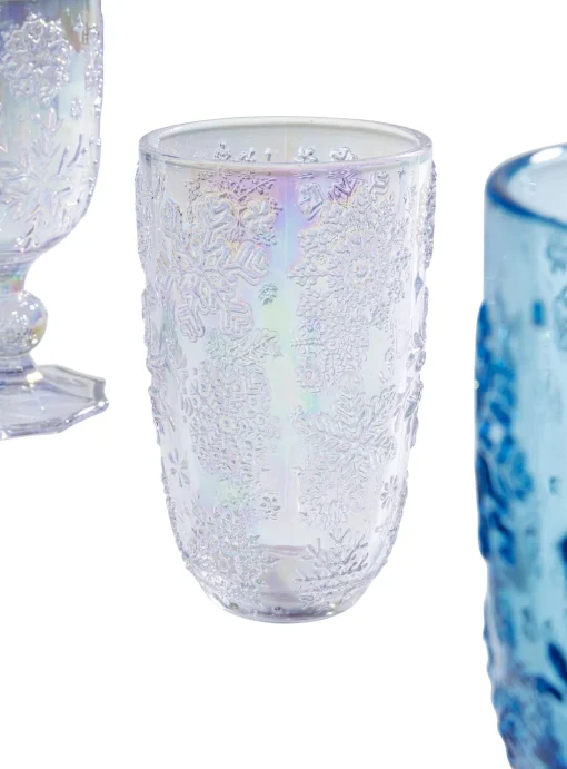 KARE Design Bicchiere acqua Ice Flowers colore - KARE> Stoviglie|Bicchiere