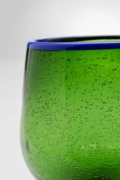 KARE Design Bicchiere vino Bubbles verde - KARE> Stoviglie|Bicchieri