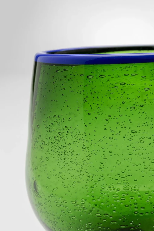 KARE Design Bicchiere vino Bubbles verde - KARE> Stoviglie|Bicchieri